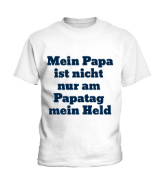 Babybody oder T-Shirt "Papa mein Held"