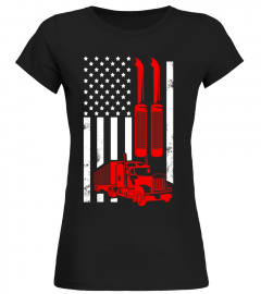 American Trucker Shirt perfect gift for a Truck Driver