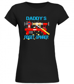 Mens Daddy's Fidget Spinner Funny Woodturning T-Shirt