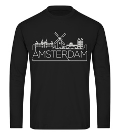 Amsterdam Tee Shirt - Netherlands Souvenir T Shirts