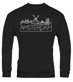 Amsterdam Tee Shirt - Netherlands Souvenir T Shirts