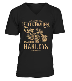 Echte Frauen reiten Männer mit Harleys