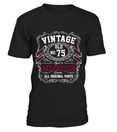 Funny Tshirt For 75 Years Old.Birth Gift