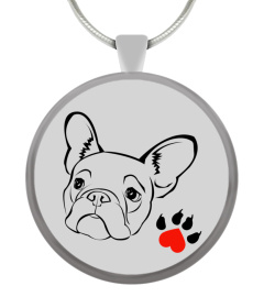 Pendentif Love Bouledogue