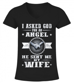 Husbands T-Shirt - My Wife - My Angel
