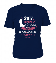 Mariage 2017  EVJF - Mariée - T-shirt Col Rond
