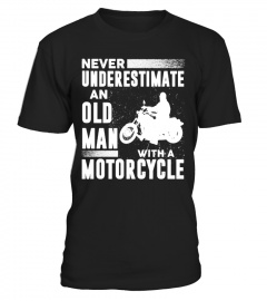 Old Man With A Motorcycle