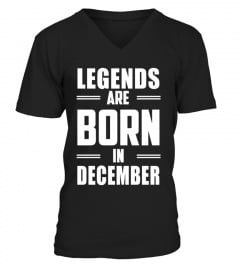 Legends Are Born In December  T Shirts birthday gift