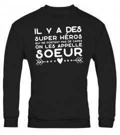 ✪ Soeur super héros t-shirt humour ✪