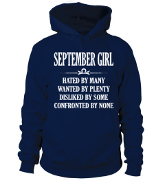 SEPTEMBER GIRL WANTED BY PLENTY HOODIES