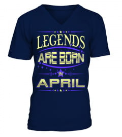 Legends Are Born In April Tshirt
