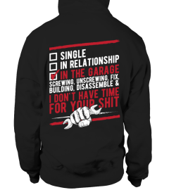 Single - in relationship - in the garage