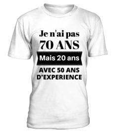 JE N'AI PAS 70 ANS - Exclu anniversaire