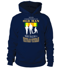 Men's Never underestimate OLD MAN is VIETNAM VETERAN TShirt