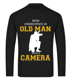 Photographer Shirt, An Old Man With A Camera, Camera Day V1