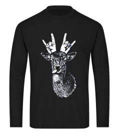 Funny Hunter Deer t-shirt deer tee Buck. Heavy Metal Shirt