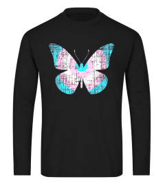 Trans Flag Butterfly LGBTQ Equality T Shirt