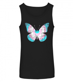 Trans Flag Butterfly LGBTQ Equality T Shirt