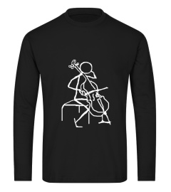 Cello Sketch Art T-Shirt Gift