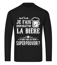 JE FAIS DISPARAÎTRE LA BIÈRE