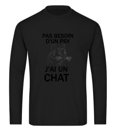 PAS BESOIN D'UN PSY J'AI UN CHAT.