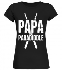 Funny &quot;Papa Paradiddle&quot; Marching Band Percussion T-Shirt