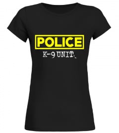 K-9 Police Officer T-Shirt LEO Off Duty Cops Law Enforcement