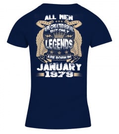 Legends Are Born in January 1979 Hoodie