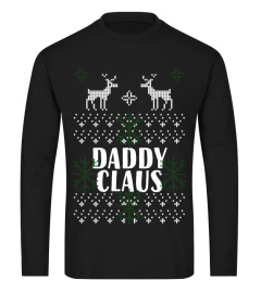 DADDY CLAUS Ugly Sweater Reindeer TShirt for Dad