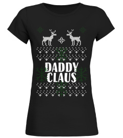 DADDY CLAUS Ugly Sweater Reindeer TShirt for Dad