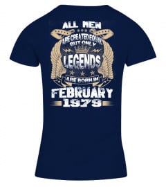 Legends Are Born in February 1979 Hoodie
