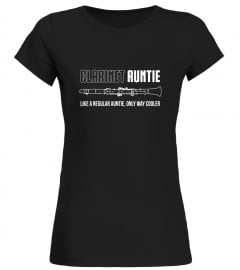 Clarinet Auntie Shirt, Funny Cute Marching Band Gift