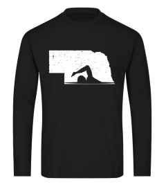 Nebraska Swim Shirt: Swimming Home Native Swimmer State