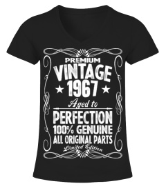 Premium Vintage 1967 Aged To Perfection 100% Genui