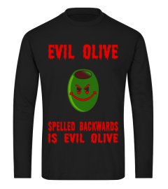 Evil Olive Shirt - Funny Fruit Shirt  - Funny Veggie Shirt