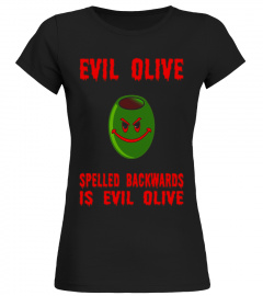 Evil Olive Shirt - Funny Fruit Shirt  - Funny Veggie Shirt