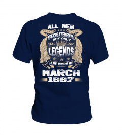 Legends Are Born in March 1997 Hoodie