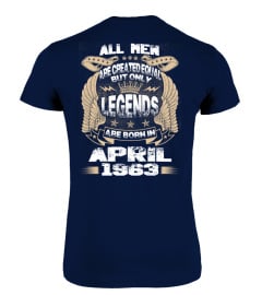 Legends Are Born in April 1963 Hoodie