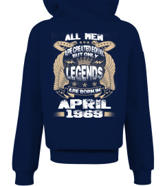 Legends Are Born in April 1969 Hoodie