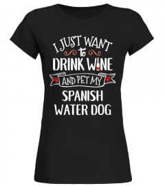 Spanish Water Dog T-Shirt for Wine Lovers &amp; Dog Owners