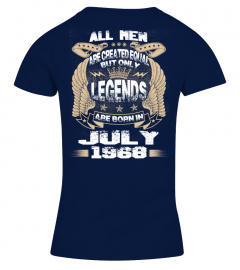 Legends Are Born in July 1968 Hoodie