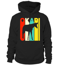 Vintage Style Okapi Silhouette T-Shirt