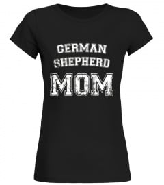 German Shepherd Mom T-Shirt Novelty Dog Breed Tee