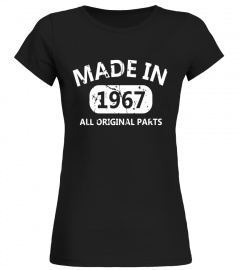 50th Birthday Made In 1967 T-shirt Father's Day Gift Funny