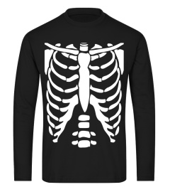 SKELETON SHIRT | Halloween Costume Rib cage Anatomy T-Shirt