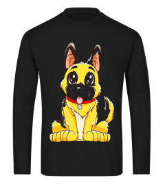 German Shepherd Cute Puppy T Shirt Funny Dog Puppies Gift