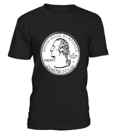 USA Quarter Dollar Design T-shirt Coin Collectors Gifts Tees