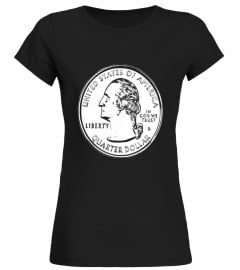 USA Quarter Dollar Design T-shirt Coin Collectors Gifts Tees