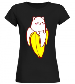 Bananya Banana Funny Cat T Shirt