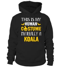 This Is My Human Costume I'm Really KOALA Halloween Shirt